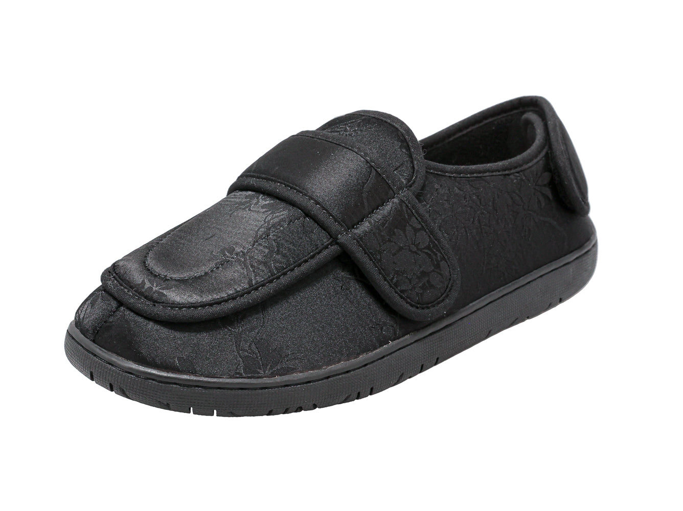 Pantoufle Physician L2 en satin noir pour femmes