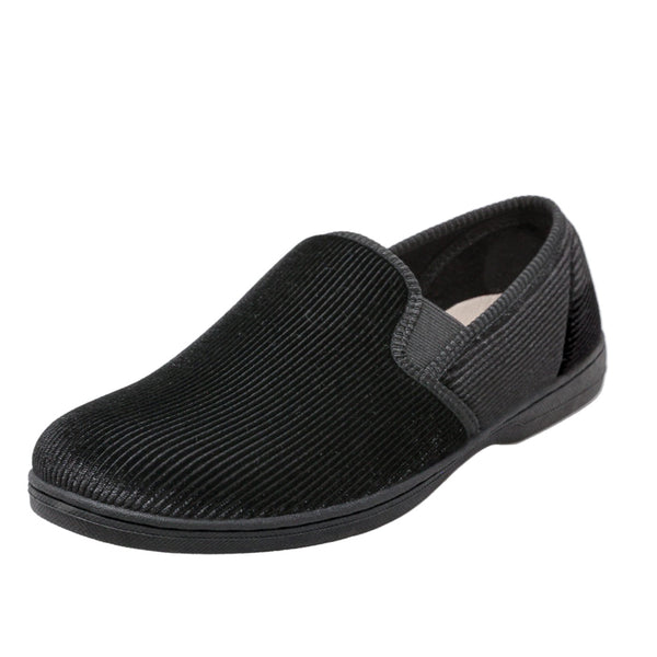 Regal 2 Black Men s Slipper Foamtreads
