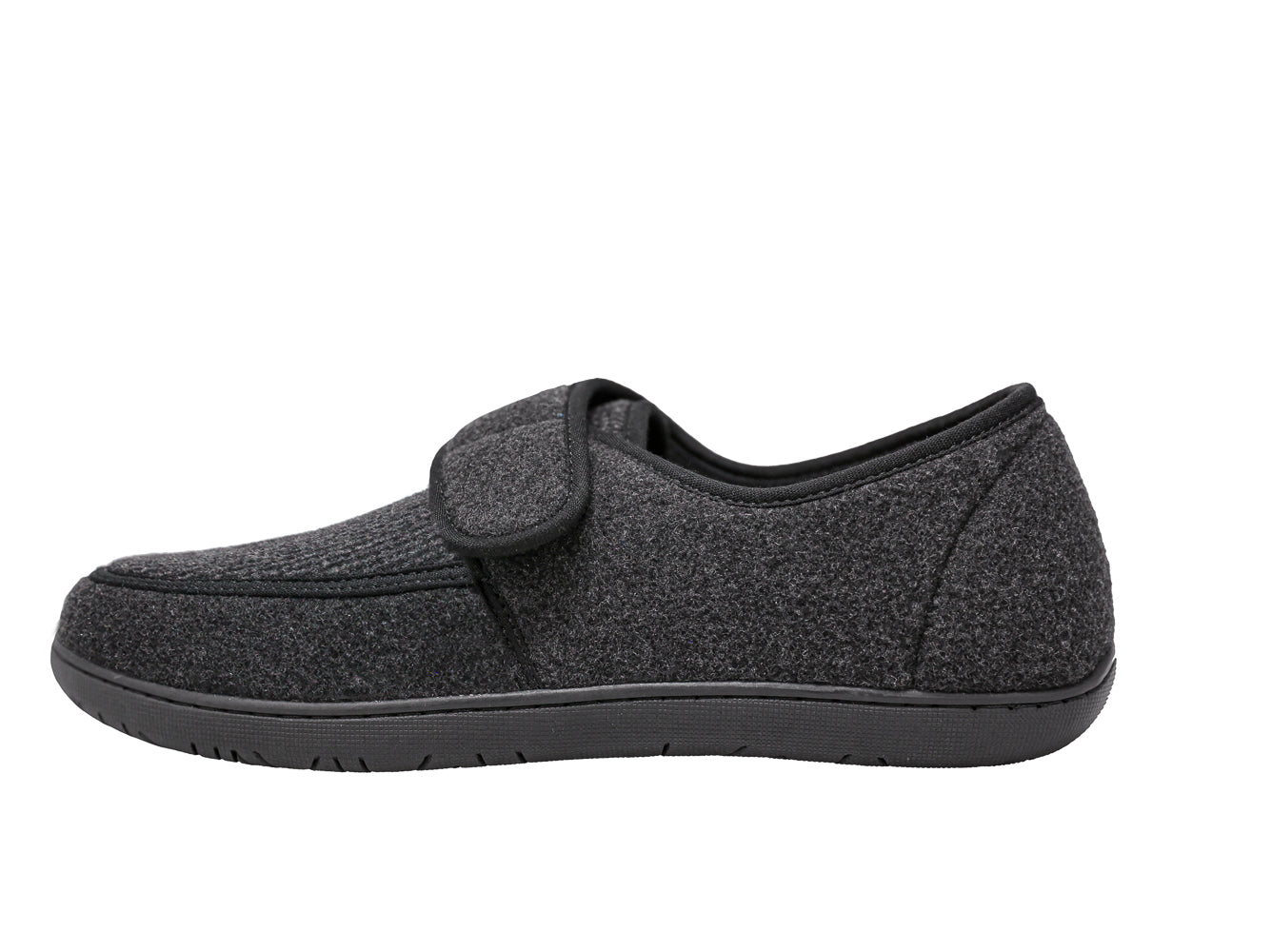 Morgan 2 Black Wool Men's Slipper