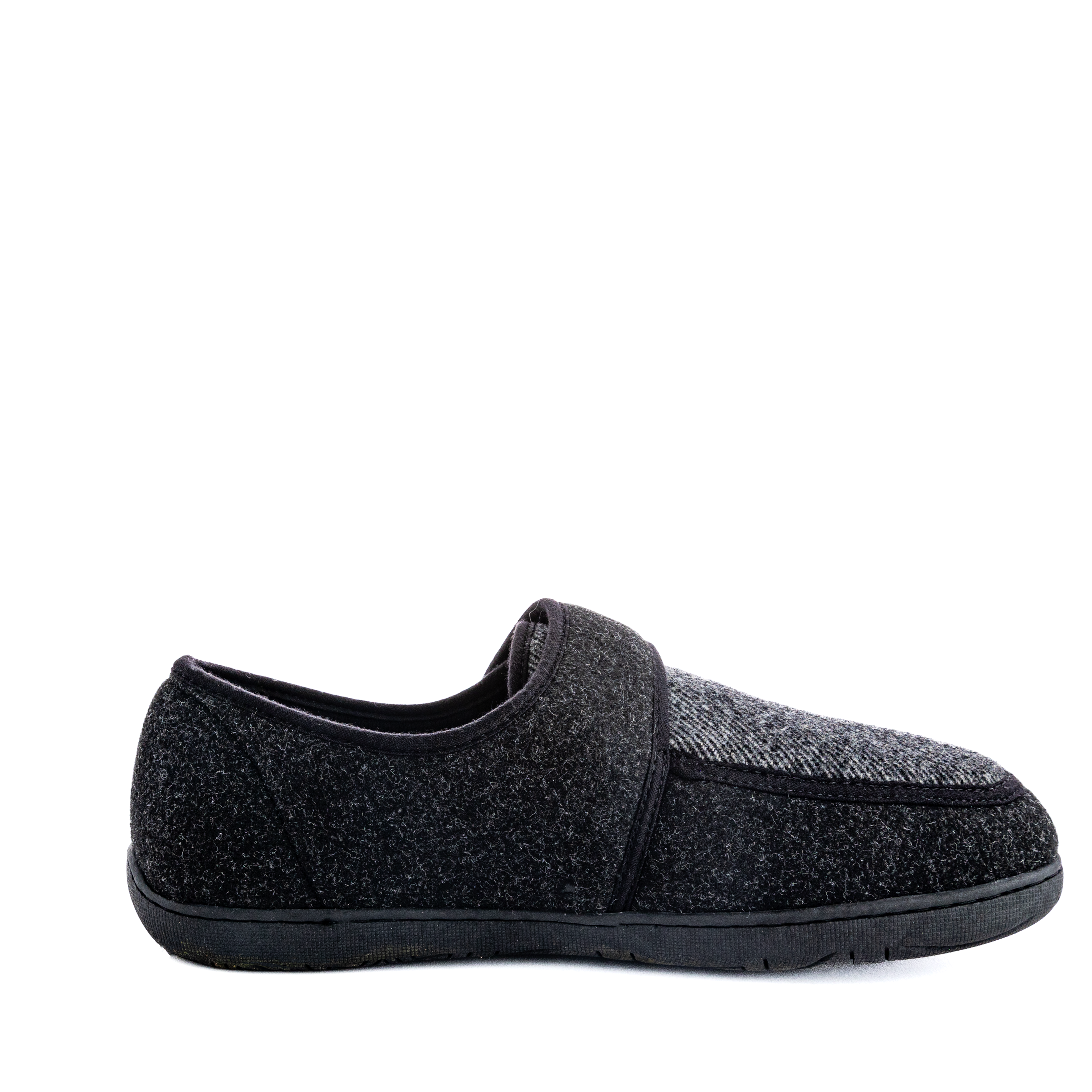 Pantoufle Morgan 2 en laine noire pour hommes