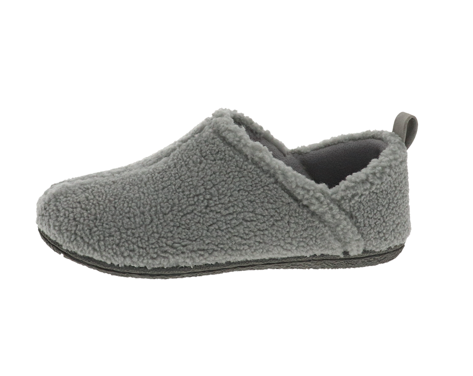 Plush Grey Women's Slipper – Foamtreads